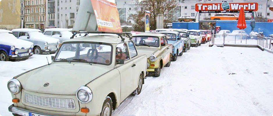 Trabi-Safari 365 Tage im Jahr - auch im Winter!