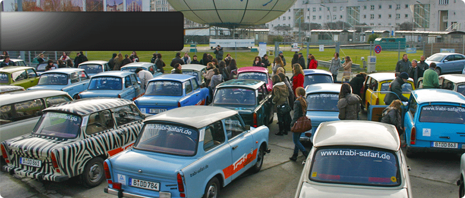 Pi di 100 Trabant a disposizione.